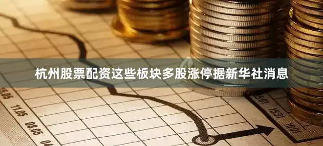 杭州股票配资这些板块多股涨停据新华社消息