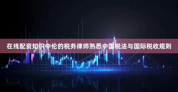 在线配资知识中伦的税务律师熟悉中国税法与国际税收规则